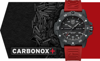 ceasuri Luminox cu curea din silicon si Carbonox