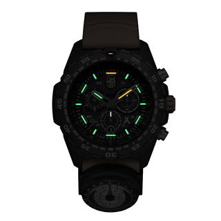 Bear Grylls Survival, 45 mm, Outdoor Explorer Watch - 3749, UV Shot with green and orange light tubes