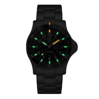 Automatic Sport Timer, 42 mm, Sport Watch - 0921.M, Night view with green and orange light tubes