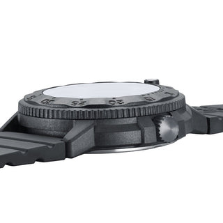 Original Navy SEAL, 43 mm, Dive Watch - 3001.EVO.BO.S, Side view with crown and Nitrile Rubber strap
