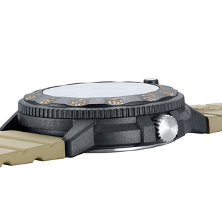 Original Navy SEAL, 43 mm, Dive Watch - 3010.EVO.S	, Side view with crown and strap