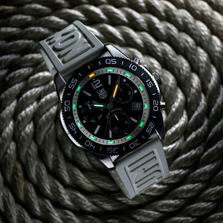 Pacific Diver Chronograph, 44 mm, Diver Watch - 3141, , UV Shot with green and orange light tubes
