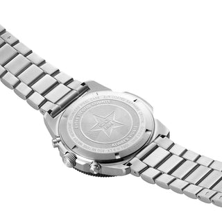Pacific Diver Chronograph, 44 mm, Diver Watch - 3142, Case back with Every Second Counts and Always Visible engraving
