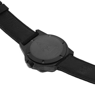 F-117 Nighthawk, 44 mm, Pilot Watch - 6441, Case back with F-117 NIGHTHAWK engraving