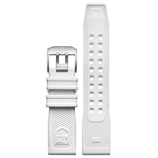 Genuine Rubber Strap, 24 mm, FPX.2401.10Q.K, White