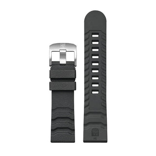 Nitril rubber Strap, 24 mm, FPX.3800.81Q.K, Dark grey